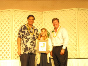 Molokai Senior Earns Citizenship Award