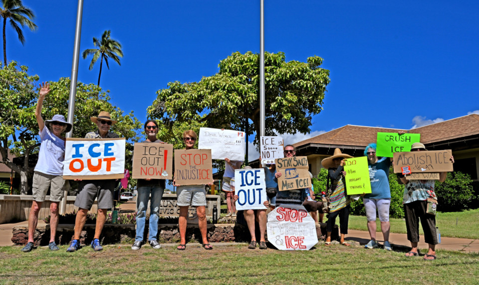 Molokai Joins Wave of ‘ICE Out’ Protests