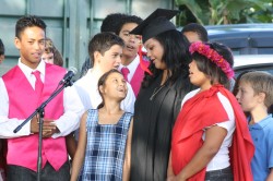 Aka`ula Sings for Grad’s Future