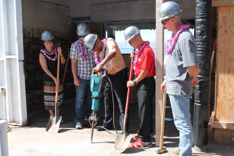 Tante’s Breaks Ground