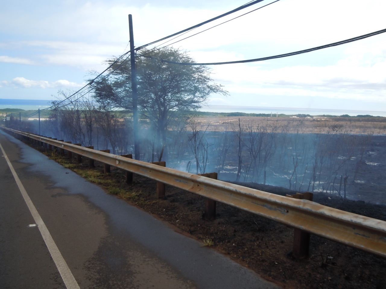 Two Brush Fires Blazed on Molokai