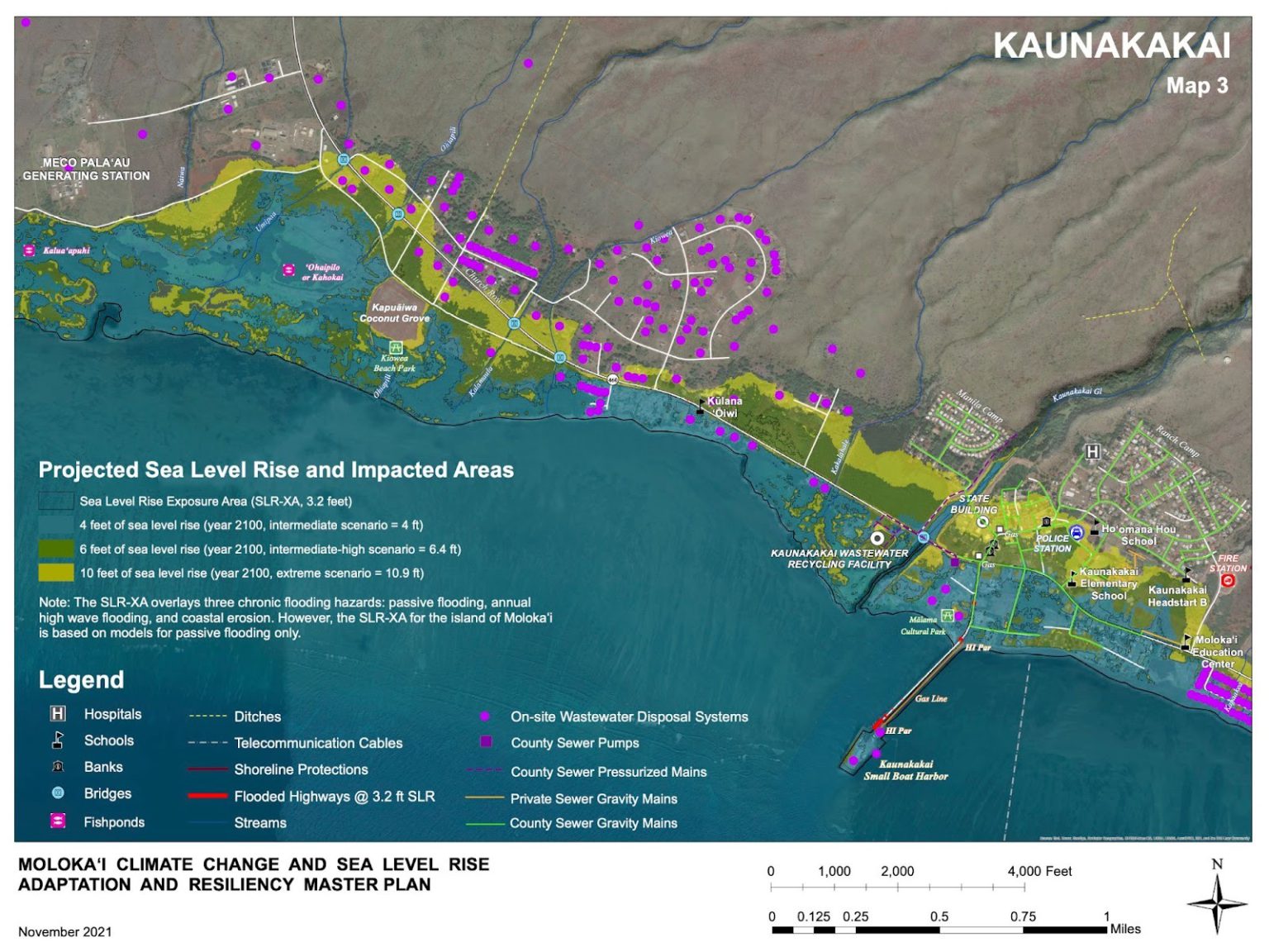 Planning For A Flooded Future The Molokai Dispatch   Map Courtesy Of Sustainable Molokai 1536x1152 