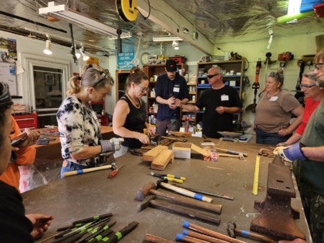 Seattle Artist Teaches Metal-Forging on Molokai