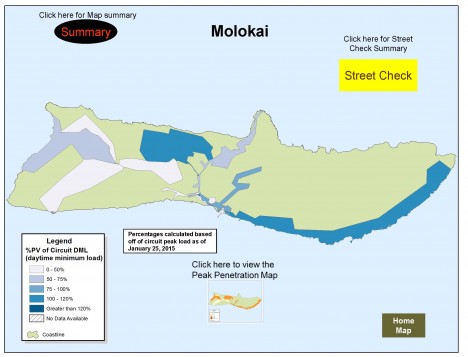 Molokai penetration map