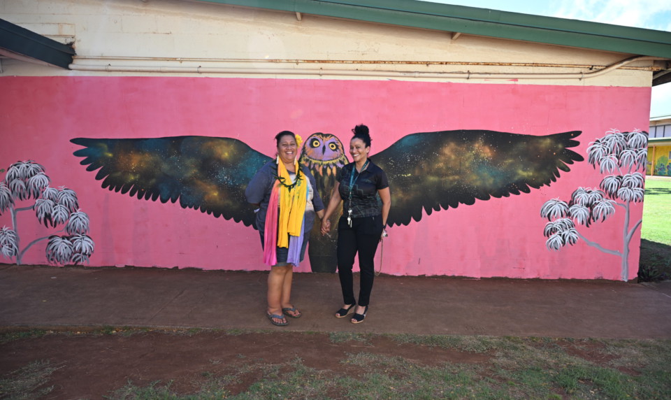 Molokai High School Unveils New Murals