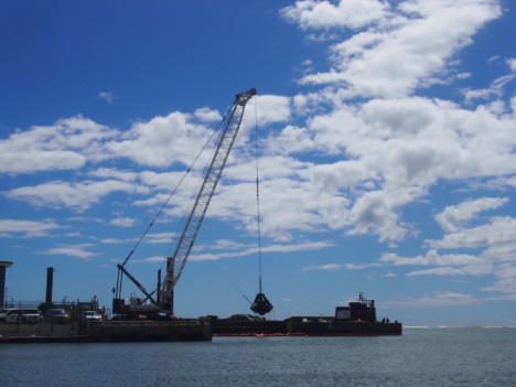 Dredging at the Wharf
