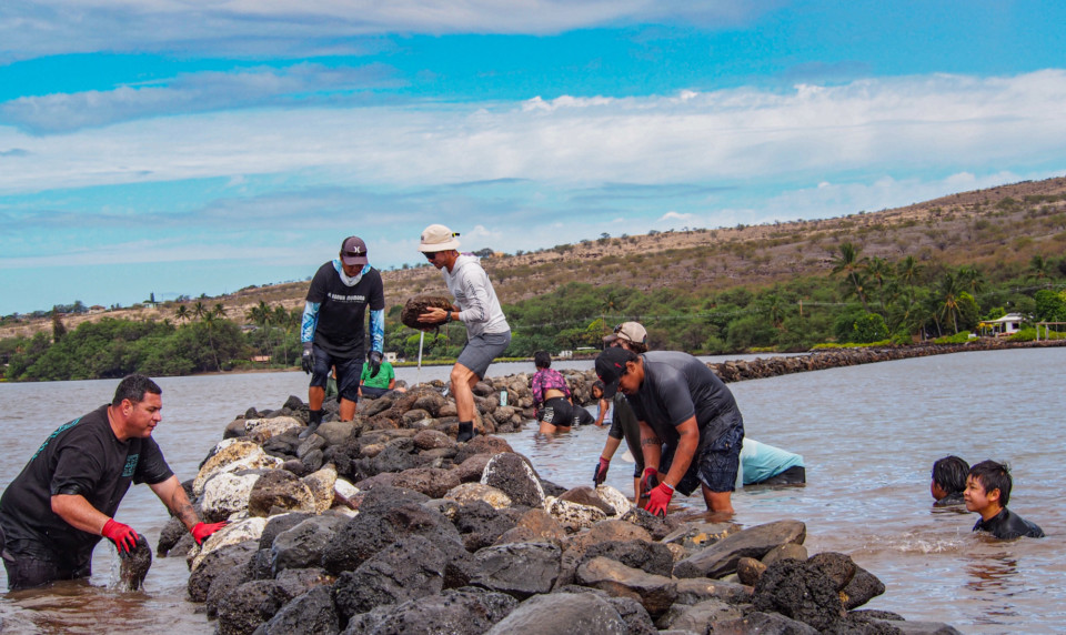 Fishpond Restoration with Ka Honua Momona