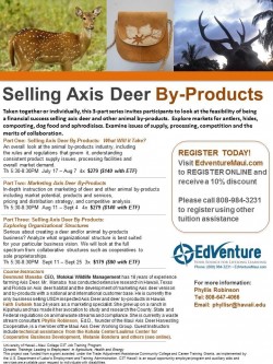 axis deer products