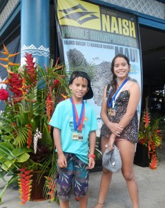 Molokai Youth Place in Naish Paddle Championships