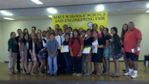Students from Molokai middle and high schools participate in Maui Schools' Science and Engineering Fair 