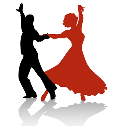 ballroom dance silhouette swing